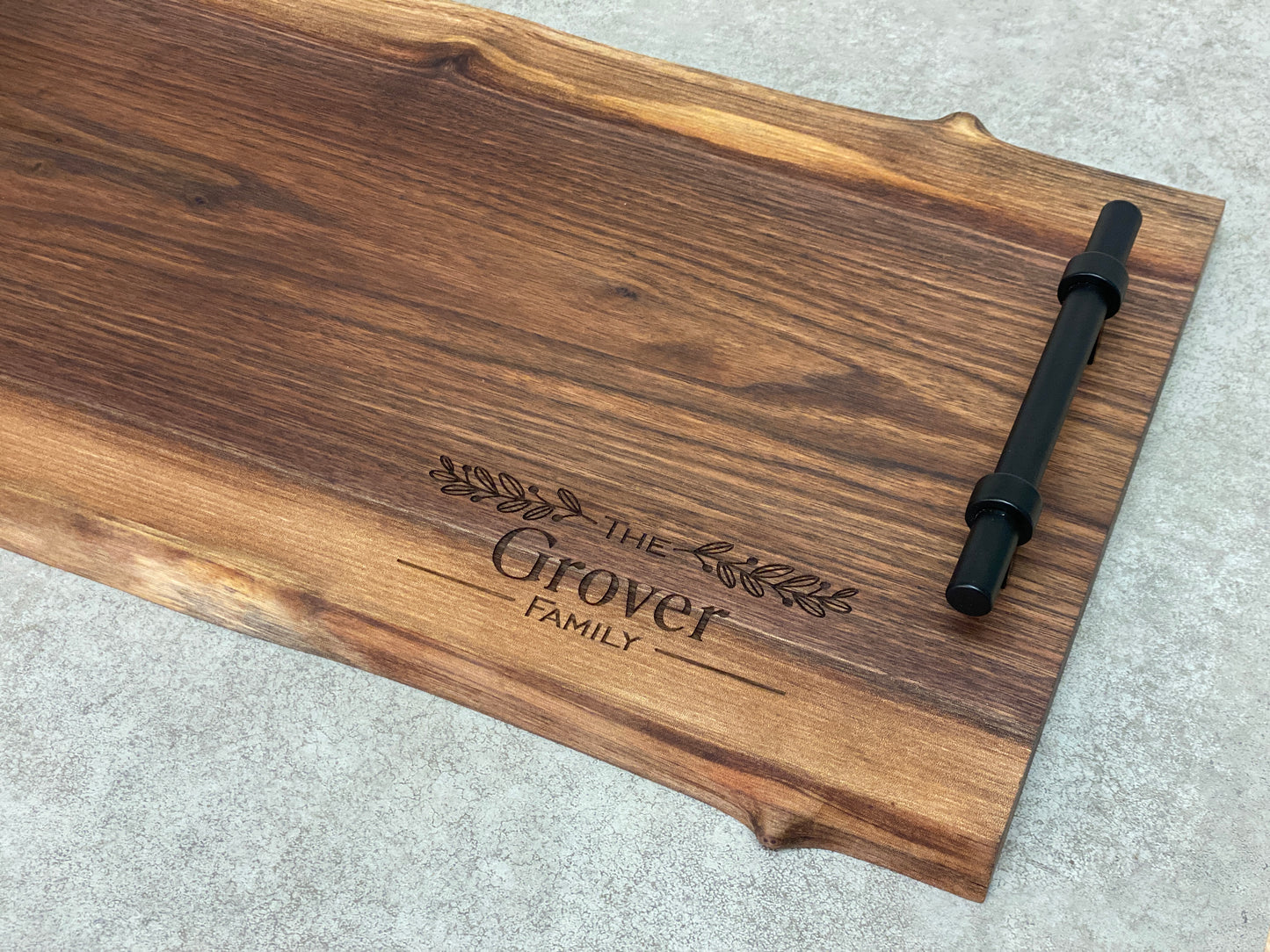 Custom Live Edge Charcuterie Board