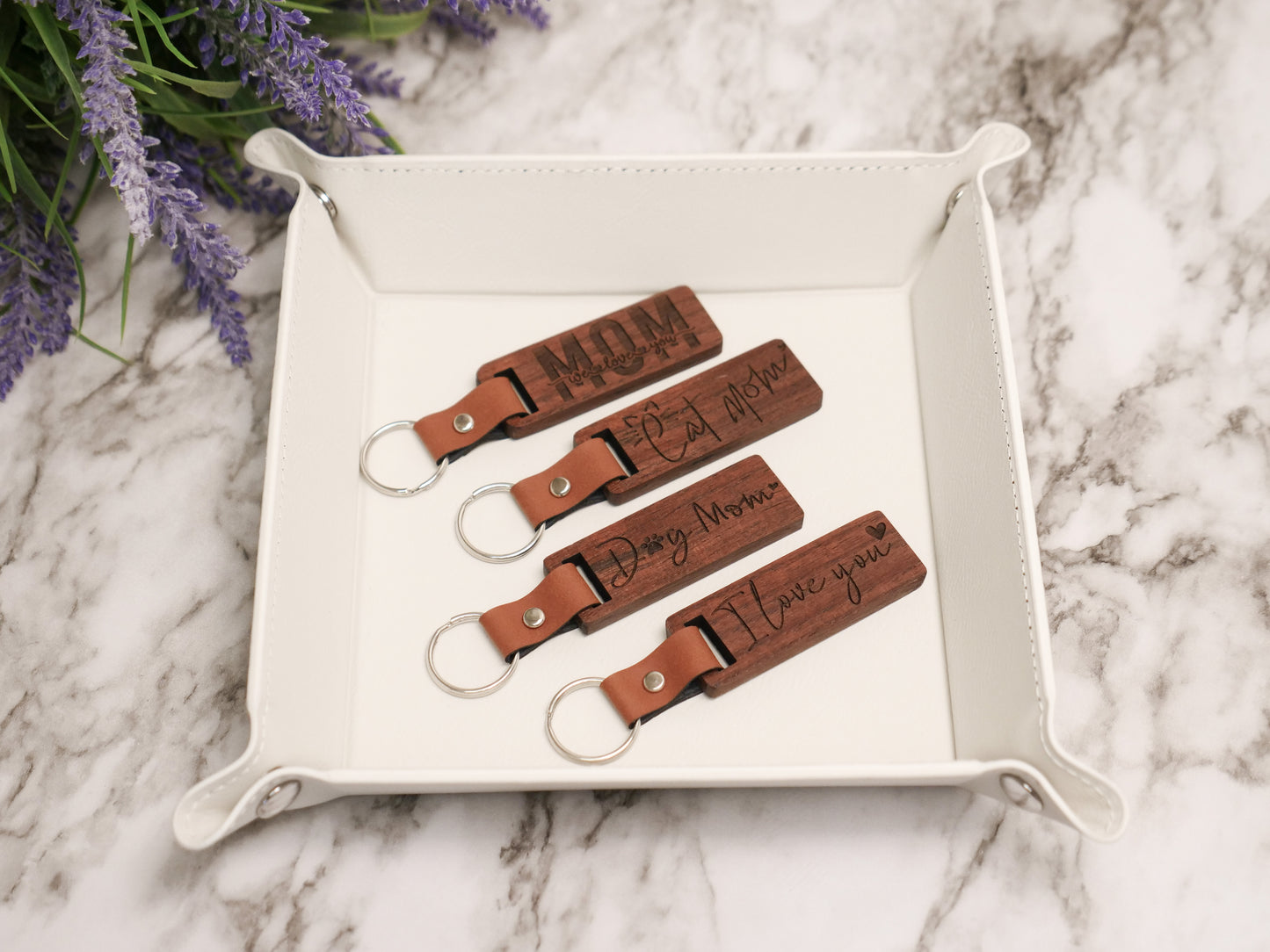 Walnut Keychain