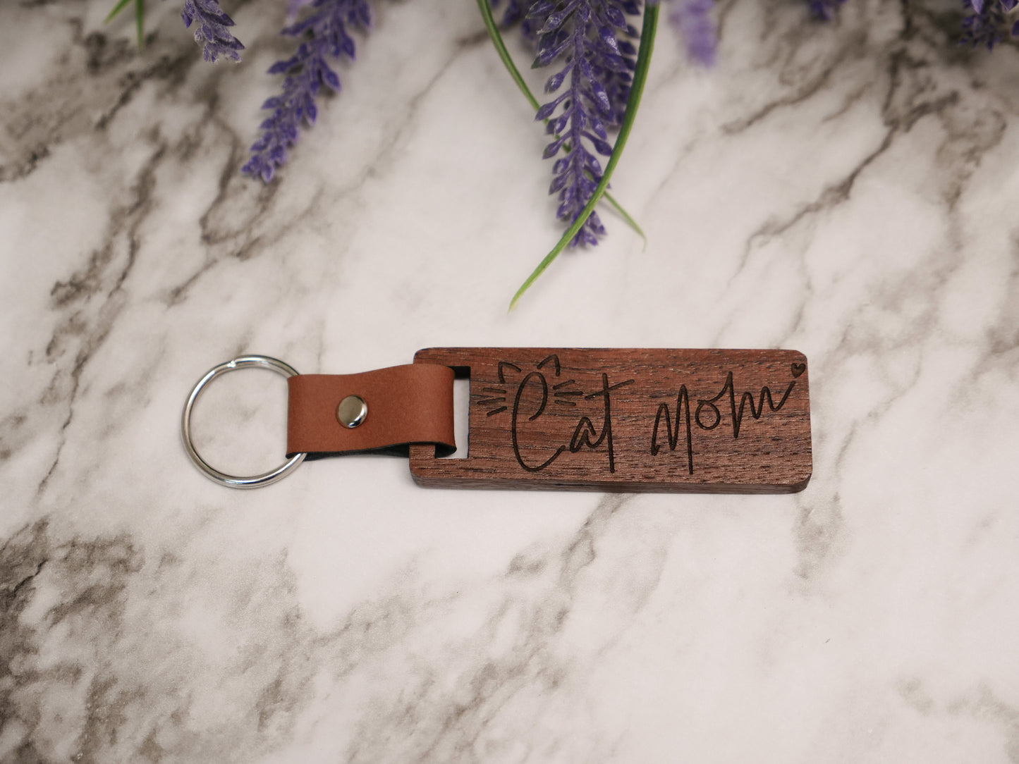 Walnut Keychain
