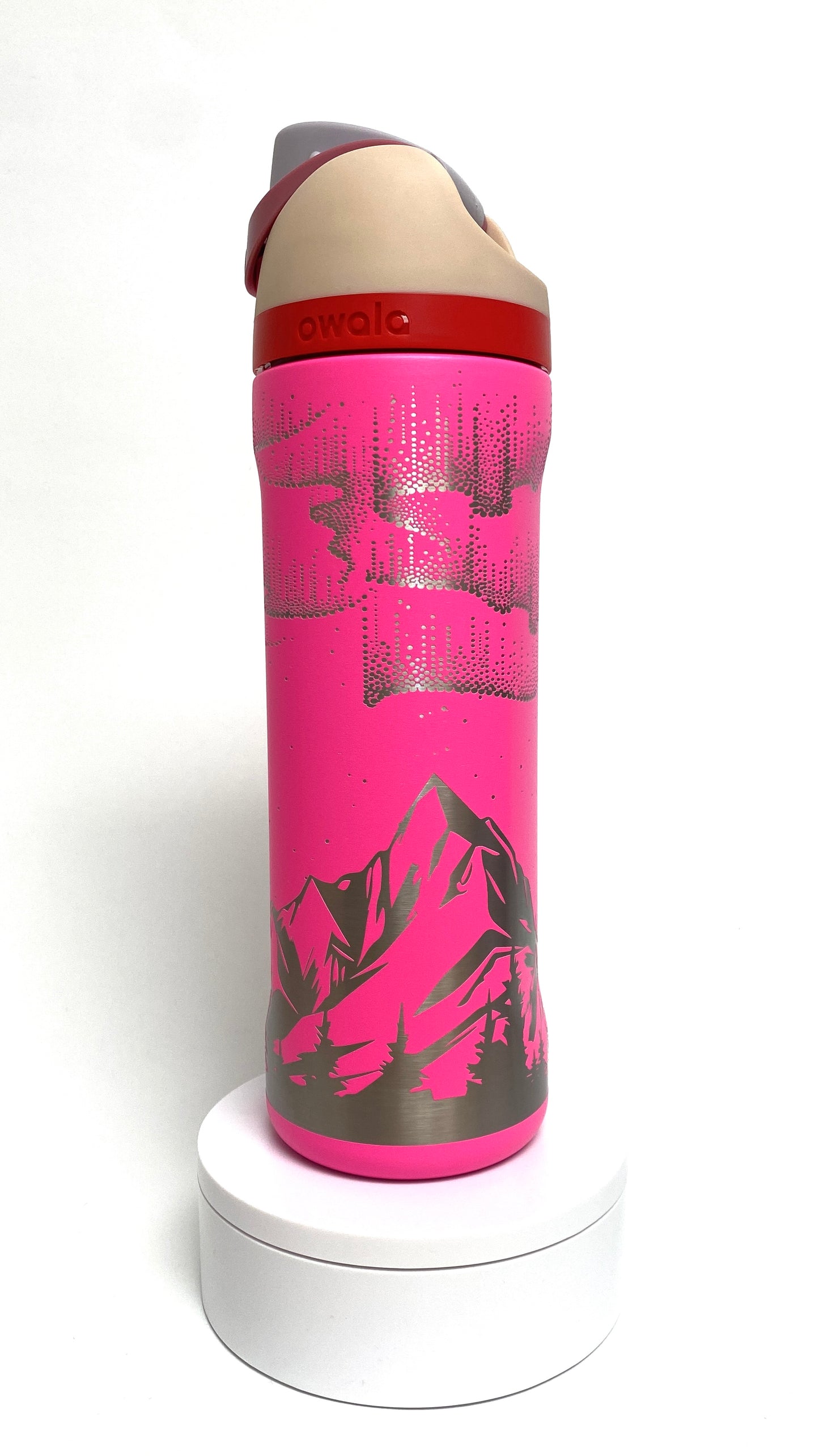 Northern Lights | Engraved Full Wrap | Owala Water Bottle 24 oz.