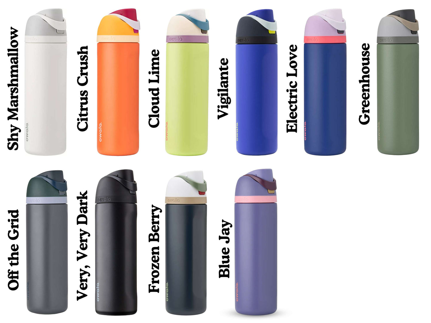 Engraved Full Wrap Owala FreeSip 24 oz & 32 oz Water Bottle | Choose Your Design | Unique Gift | Leakproof Personalized Drinkware