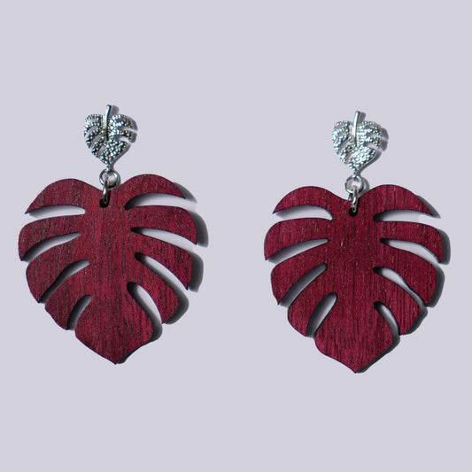 Monstera Earrings